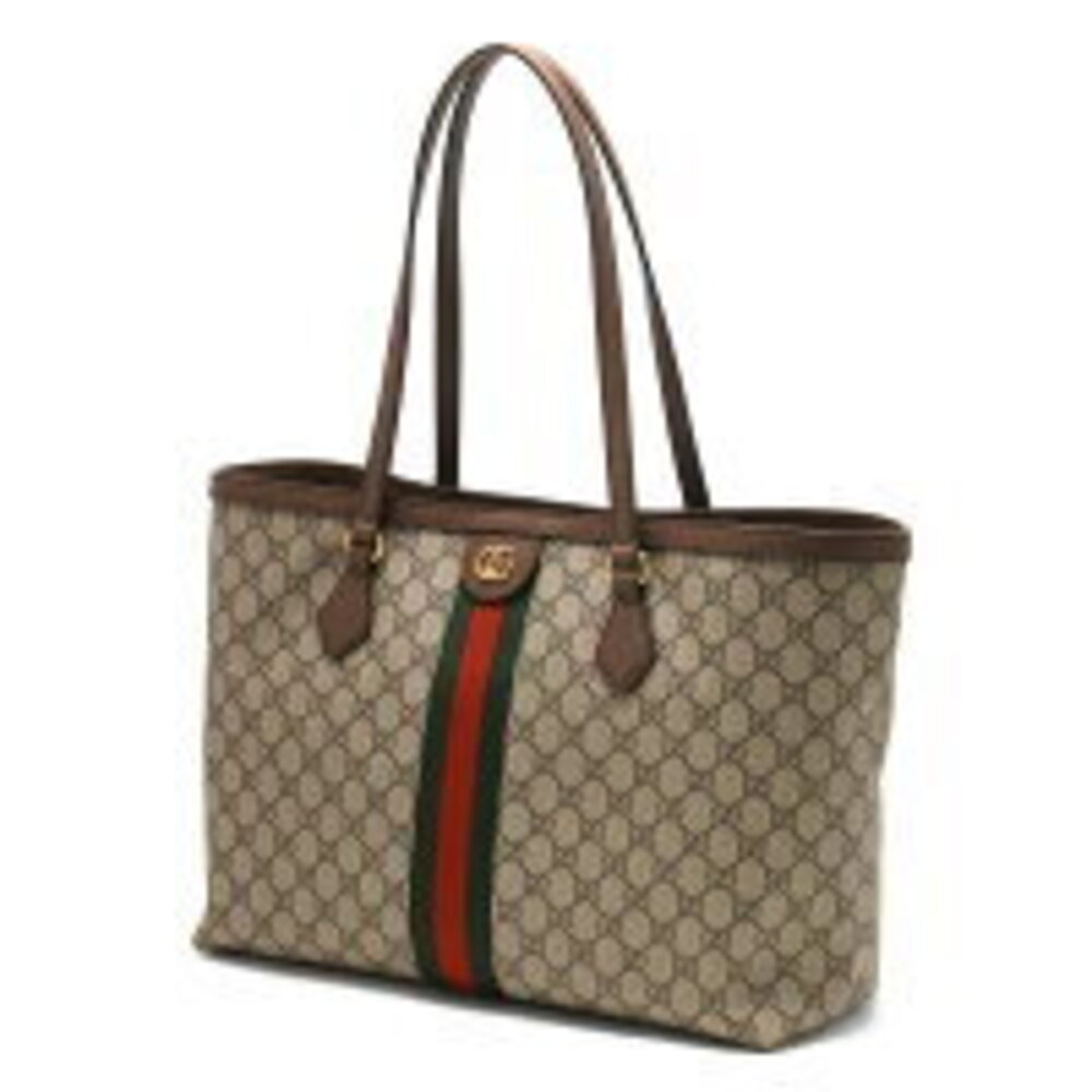 Gucci Ophidia GG Supreme Tote Bag Handbag Beige Ebony Brown Green Red